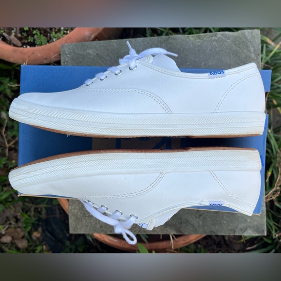 Keds LEATHER women’s Champion White Sneakers - display model - Picture 8 of 8
